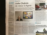 Article dans le régional - Du marouflage à la tempera